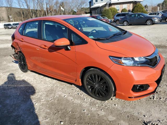 3HGGK5H63LM715131 - 2020 HONDA FIT SPORT ORANGE photo 4