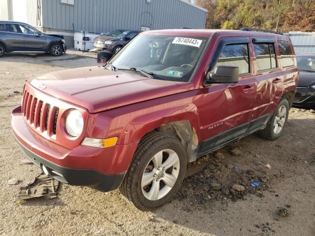 1C4NJRFB5GD658951 - 2016 JEEP PATRIOT LATITUDE MAROON photo 1