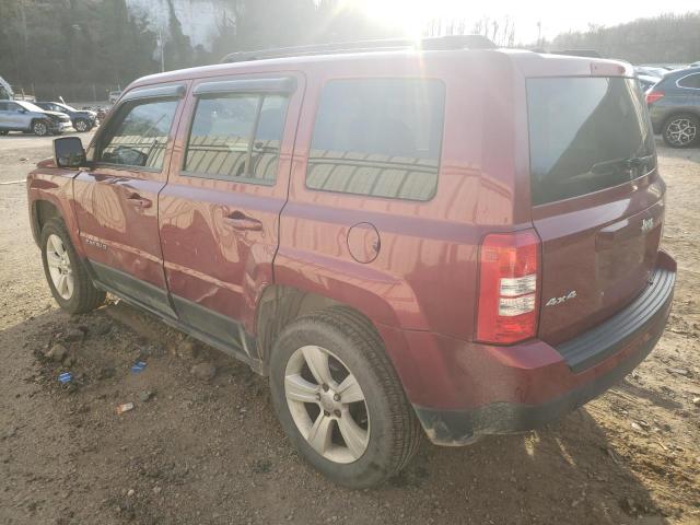 1C4NJRFB5GD658951 - 2016 JEEP PATRIOT LATITUDE MAROON photo 2