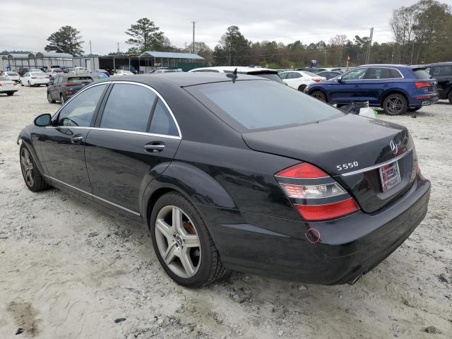 WDDNG71X67A097723 - 2007 MERCEDES-BENZ S 550 BLACK photo 2