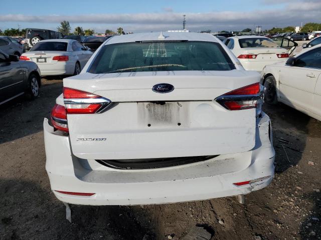 3FA6P0G73LR200048 - 2020 FORD FUSION S WHITE photo 6