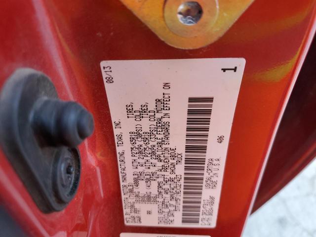 5TFUY5F19EX327423 - 2014 TOYOTA TUNDRA DOUBLE CAB SR/SR5 RED photo 12