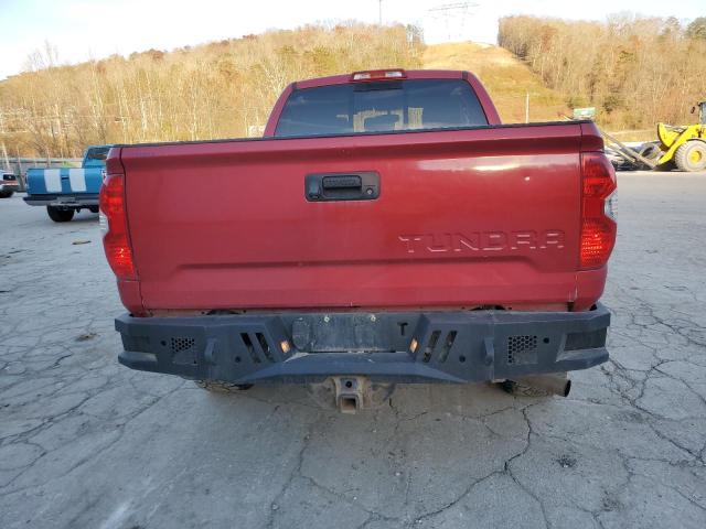 5TFUY5F19EX327423 - 2014 TOYOTA TUNDRA DOUBLE CAB SR/SR5 RED photo 6
