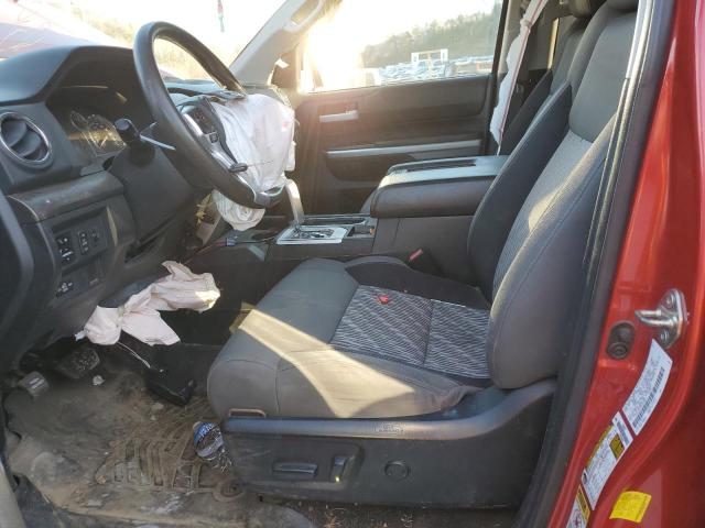 5TFUY5F19EX327423 - 2014 TOYOTA TUNDRA DOUBLE CAB SR/SR5 RED photo 7