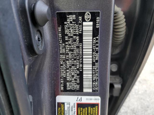 4T1BF1FK1EU868493 - 2014 TOYOTA CAMRY L CHARCOAL photo 13