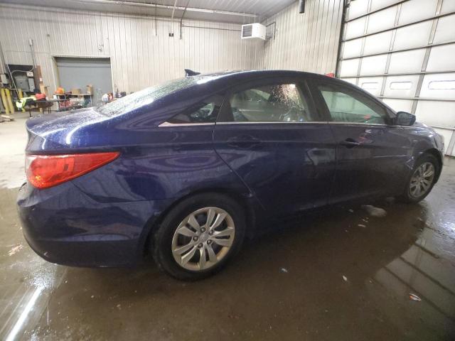 5NPEB4AC7CH332332 - 2012 HYUNDAI SONATA GLS BLUE photo 3