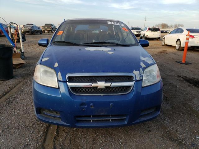 KL1TD56628B153464 - 2008 CHEVROLET AVEO BASE BLUE photo 5