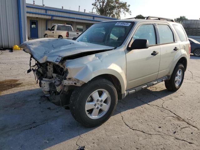 1FMCU0C7XCKB66430 - 2012 FORD ESCAPE XLS BEIGE photo 1