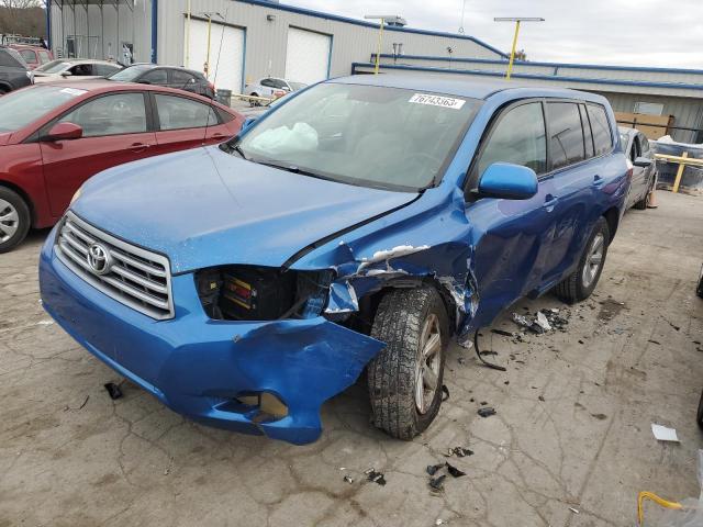 JTEES41AX82078778 - 2008 TOYOTA HIGHLANDER BLUE photo 2