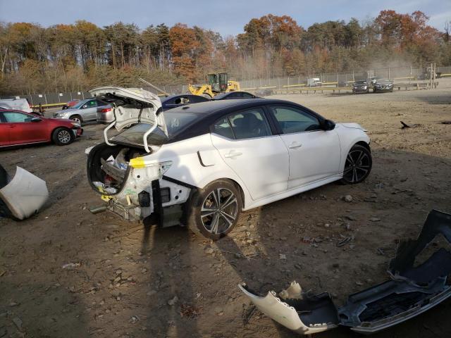 3N1AB8DV8LY276359 - 2020 NISSAN SENTRA SR WHITE photo 3