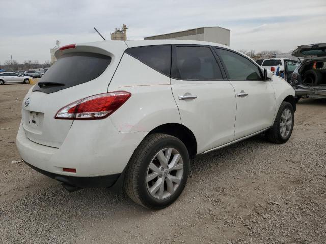 JN8AZ1MUXEW412500 - 2014 NISSAN MURANO S WHITE photo 3