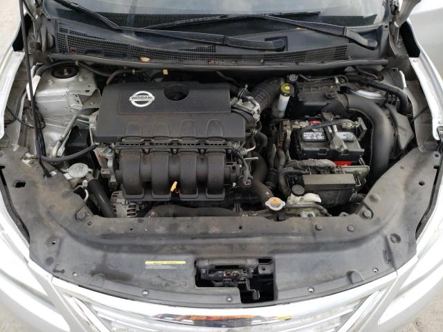 3N1AB7AP7FY245026 - 2015 NISSAN SENTRA S SILVER photo 11