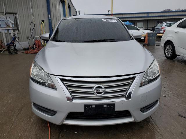 3N1AB7AP7FY245026 - 2015 NISSAN SENTRA S SILVER photo 5