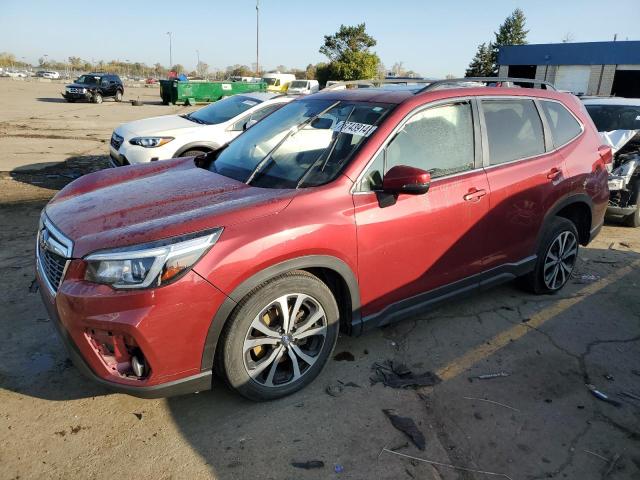 JF2SKAUC9KH548100 - 2019 SUBARU FORESTER LIMITED RED photo 1