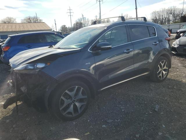 KNDPRCA61H7175188 - 2017 KIA SPORTAGE SX BLUE photo 1