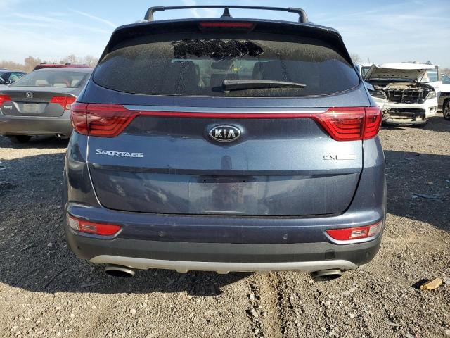 KNDPRCA61H7175188 - 2017 KIA SPORTAGE SX BLUE photo 6