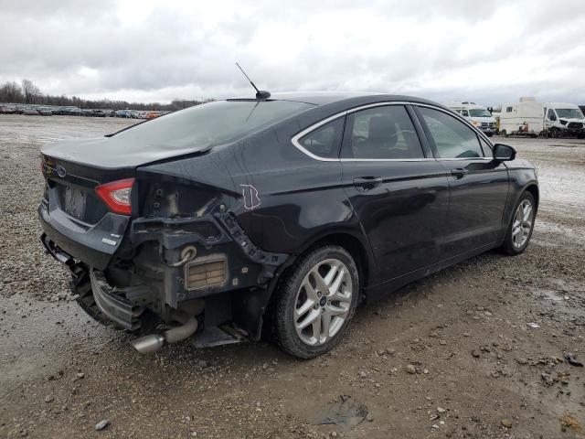 3FA6P0HDXER176757 - 2014 FORD FUSION SE BLACK photo 3