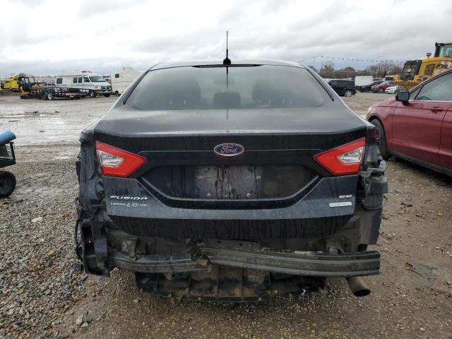 3FA6P0HDXER176757 - 2014 FORD FUSION SE BLACK photo 6