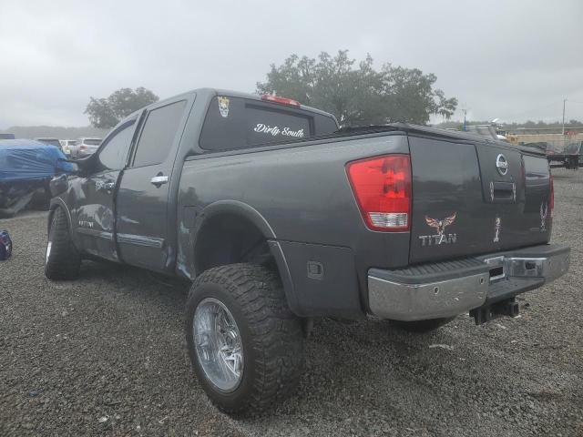 1N6BA0ED9CN303638 - 2012 NISSAN TITAN S GRAY photo 2