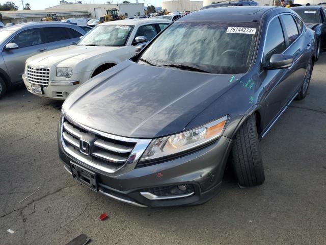 5J6TF1H36DL000065 - 2013 HONDA CROSSTOUR EX GRAY photo 1