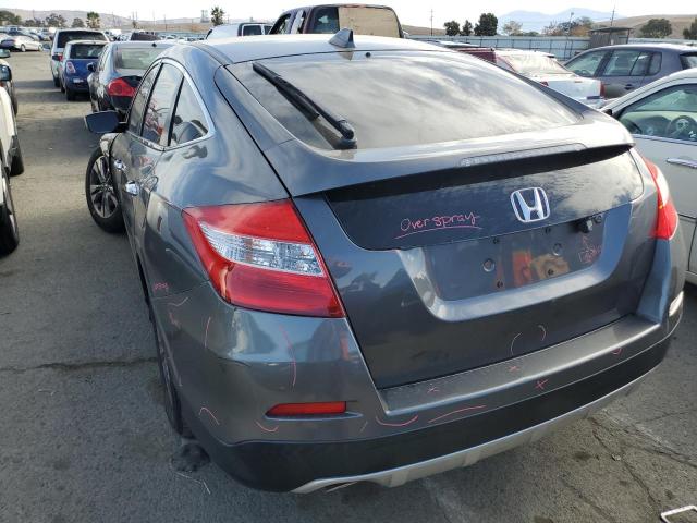 5J6TF1H36DL000065 - 2013 HONDA CROSSTOUR EX GRAY photo 2