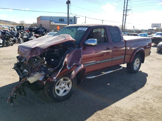 5TBBT44183S392634 - 2003 TOYOTA TUNDRA ACCESS CAB SR5 RED photo 1