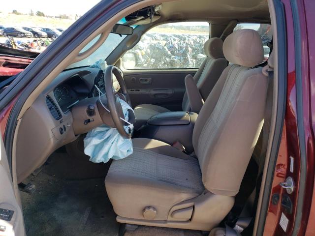 5TBBT44183S392634 - 2003 TOYOTA TUNDRA ACCESS CAB SR5 RED photo 7