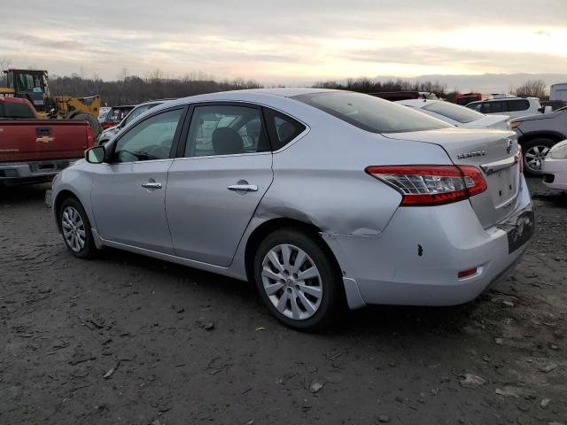 3N1AB7AP3EY236080 - 2014 NISSAN SENTRA S SILVER photo 2