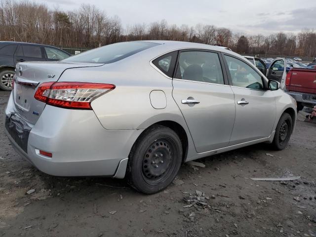 3N1AB7AP3EY236080 - 2014 NISSAN SENTRA S SILVER photo 3