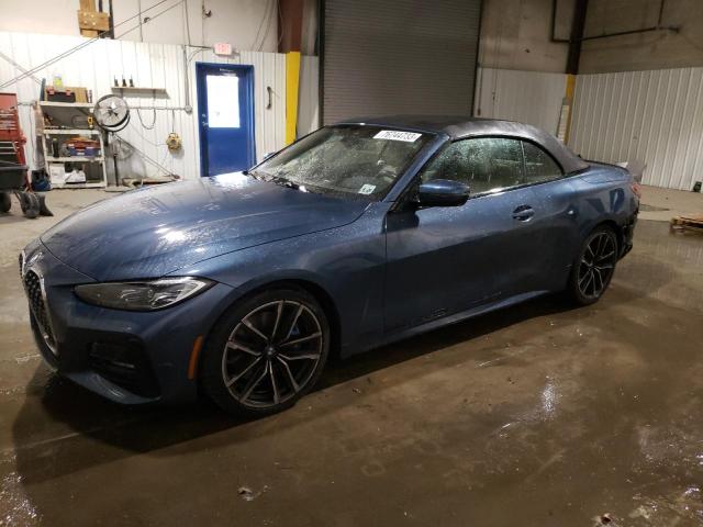 WBA43AT08NCH71368 - 2022 BMW 430XI BLUE photo 1