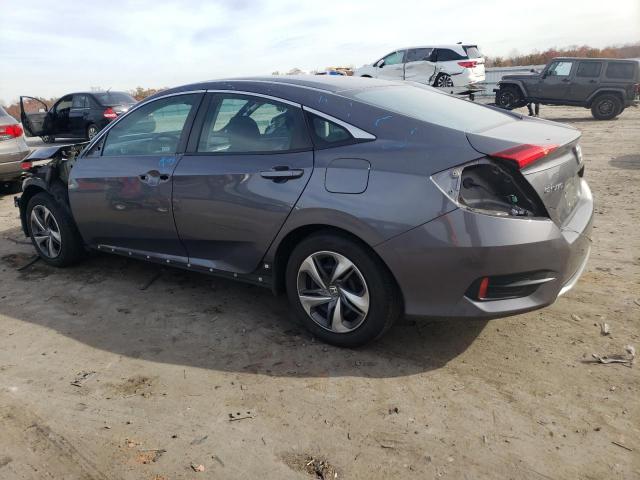 2HGFC2F60KH569522 - 2019 HONDA CIVIC LX GRAY photo 2