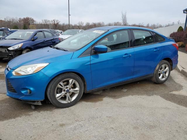 1FAHP3F27CL114370 - 2012 FORD FOCUS SE BLUE photo 1