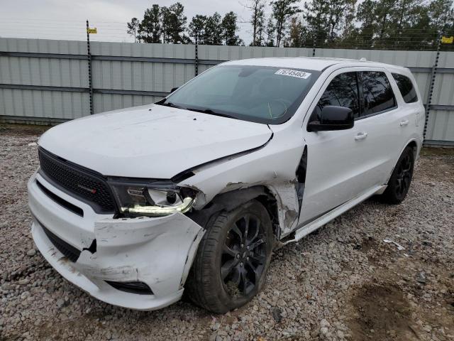 1C4RDHDG3KC650993 - 2019 DODGE DURANGO GT WHITE photo 1