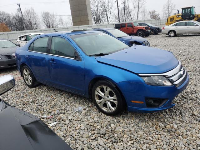 3FAHP0HA1CR198206 - 2012 FORD FUSION SE BLUE photo 4