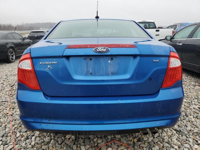 3FAHP0HA1CR198206 - 2012 FORD FUSION SE BLUE photo 6