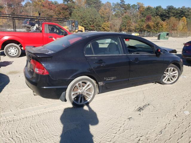 2HGFA55598H711701 - 2008 HONDA CIVIC SI BLACK photo 3