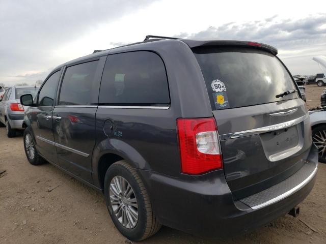 2C4RC1CG7FR507019 - 2015 CHRYSLER TOWN & COU TOURING L GRAY photo 2