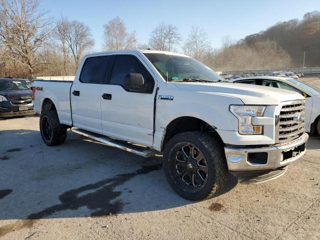 1FTFW1EG2HFA35507 - 2017 FORD F150 SUPERCREW WHITE photo 4