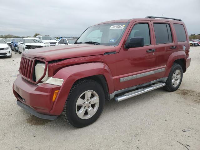 1J4PP2GKXBW509777 - 2011 JEEP LIBERTY SPORT MAROON photo 1