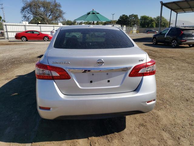 3N1AB7AP7FY319108 - 2015 NISSAN SENTRA S SILVER photo 6