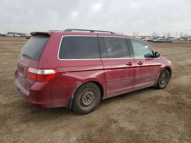 5FNRL38495B511304 - 2005 HONDA ODYSSEY EX RED photo 3