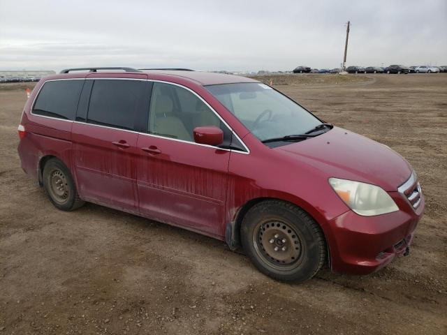 5FNRL38495B511304 - 2005 HONDA ODYSSEY EX RED photo 4