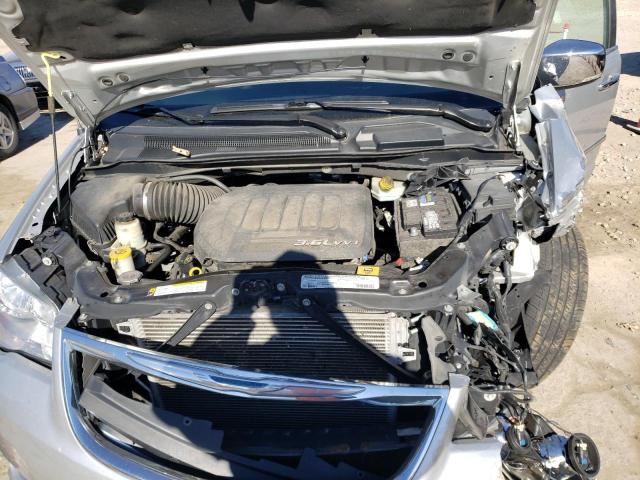 2C4RC1CGXCR395103 - 2012 CHRYSLER TOWN & COU TOURING L SILVER photo 11