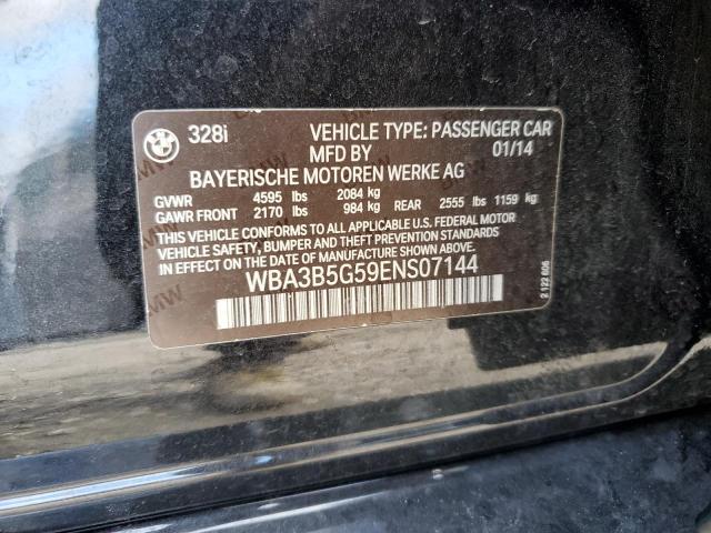 WBA3B5G59ENS07144 - 2014 BMW 328 XI SULEV BLACK photo 12