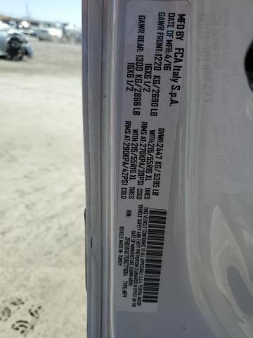 ZFBERFAT7G6C77684 - 2016 RAM PROMASTER WHITE photo 14