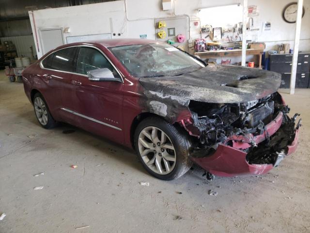 2G1145SL3E9216315 - 2014 CHEVROLET IMPALA LTZ MAROON photo 4