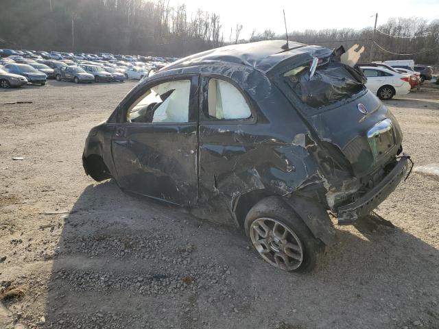 3C3CFFAR2ET291689 - 2014 FIAT 500 POP BLACK photo 2