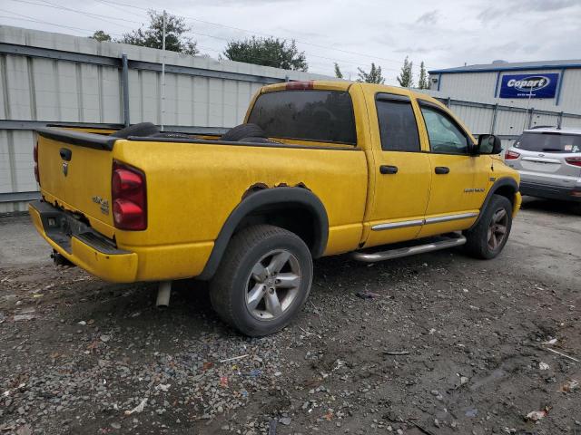 1D7HU18277S247457 - 2007 DODGE RAM 1500 ST YELLOW photo 3