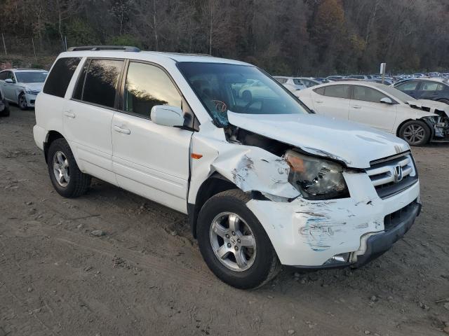 5FNYF28688B030446 - 2008 HONDA PILOT EXL WHITE photo 4