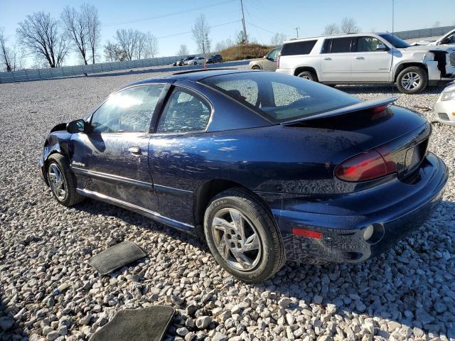 1G2JB124827464768 - 2002 PONTIAC SUNFIRE SE BLUE photo 2